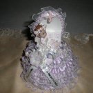 first communion/baptism purple cake topper