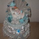 Baby boy cake topper party favor table decoration