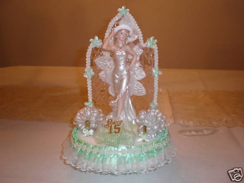 UNIQUE SWEET SIXTEEN/QUINCEAÑERA CAKE TOPPER DECORATION