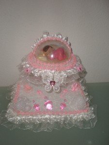 beautiful baby girl cake topper centerpiece decoration