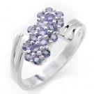 Tanzanite Sterling Silver Ring Sz 8
