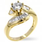 14kt GP 1.75 CTW ENGAGEMENT RING