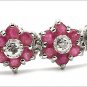 Ruby & Diamond Star Bracelet FREE SHIPPING