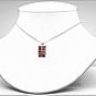 Ruby Pendant Necklace Free Shipping