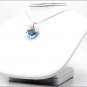 Topaz Ruby Elephant Necklace Free Shipping