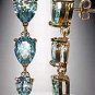 Blue Topaz Dangle Earrings FREE SHIPPING