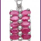 Ruby Pendant Necklace Free Shipping