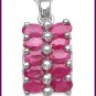 Ruby Pendant Necklace Free Shipping