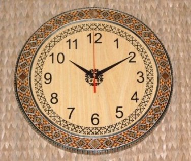 Round Mosaic Wall Clock