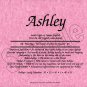 First Name Meaning - Pink Marble Background