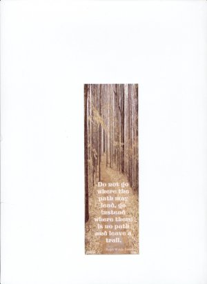 Emerson - Paths Bookmark