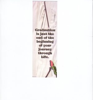 Graduation - Journey Bookmark