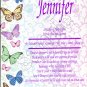 First Name Meaning - Butterfly Border