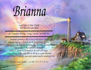 First Name Meaning - Lighthouse 1