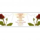 Psalms 16.3 w/ Rose Bookmark