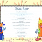 Cartoon Pencils Personalized First Name Meaning Print