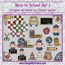 Back to School Clipart Set #100