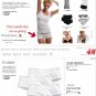 H&M 3-pack Hipsters - White EU38/US8 plus free gift!
