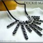 BRAND NEW Rare Gothic Sorceress Rhinestone Multi Pendents Necklace