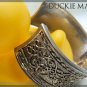 Vintage Parisian Antique Brass Engraved Cuff