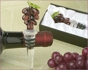 Murano Art Deco Collection Grape Wine Stopper