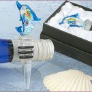Murano Art Deco Collection Dolphin bottle stopper