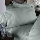 NILE VALLEY 100%EGYPTIAN COTTON 1000 TC BED SHEETS-FULL STRIPED