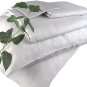 100% FRENCH LINEN BED SHEETS -QUEEN- WHITE