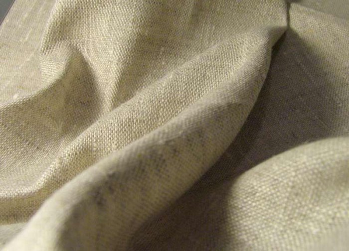 100% FRENCH LINEN BED SHEETS -TWIN- NATURAL