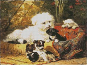 Dog Themed Cross Stitch Patterns - DLTK&apos;s Crafts for Kids