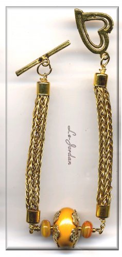 UNIQUE ANCIENT TECHINQUE NETTING BRACELET (B-1082)