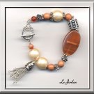 ONE OF A KIND AGATE BRACELET (B-1103)