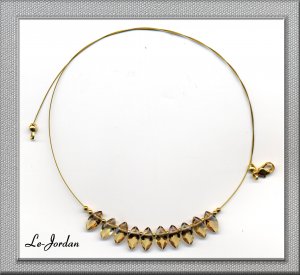 ANOTHER SUMMER LIGHT NECKLACE "YELLOW MISTIC" (N-2169)