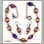 BEAUTIFULL COLORFUL NECKLACE MADE OF COPPER (N-2172)