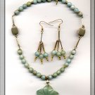 IMPRESSIVE SET OF ORIGINAL STONES AND GOLD TONE COMPONENETS (S-4058)