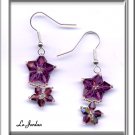 BEAUTIFUL PAIR OF EARRINGS MADE OF CRYSTAL (E-3132)