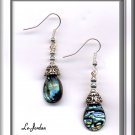 UNQUE EARRINGS IN A TEAR DROP SHAPE (E-3133)