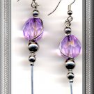 CUTE PAIR OF EARRINGS IN PURPLE (E-3135)