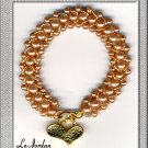 BEAUTIFUL BRACELET MADE OF GLASS PEARLS (B-1126)