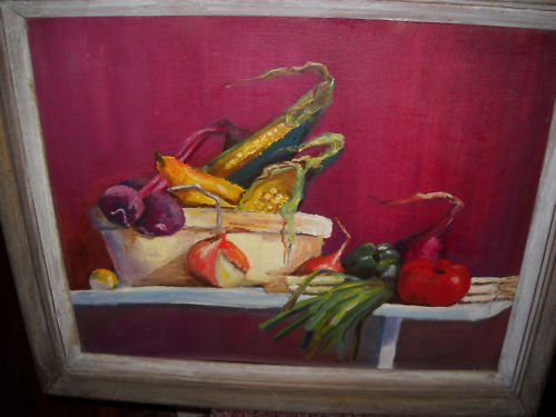 ORIGINAL Framed Still Life Composition Painting