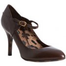 NEW Dolce & Gabbana Brown Leather Mary Janes - US 6