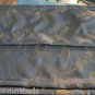 NEW Fabric Roman Shade - Blue w/ Gold Brocade 31.25"w x 65"l