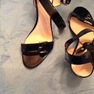 Coach Black Patent Leather Sandals - US 11
