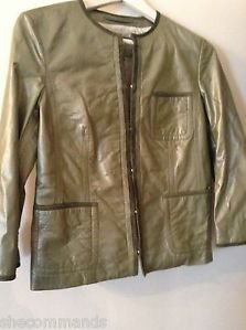 NEW Hugo Boss Women's Leather Jacket - 4