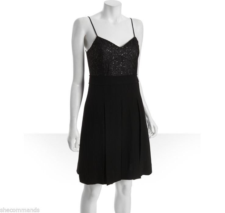 NEW Marc Jacobs Black Lace Top "Gloria" Dress - US 8