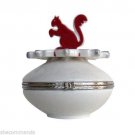 NEW Villeroy & Boch Snow Treats Porcelain Trinket Box - Squirrel