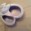 VINTAGE Matte Blue Nelson McCoy Planter