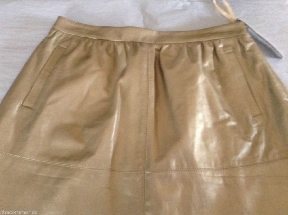 NEW DKNY Leather Skirt - 10