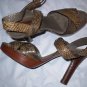 NEW Scorah Pattullo Designer Snakeskin Sandals - EU 35/US 5