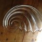 LARGE Crystal Shell Shaped Platter